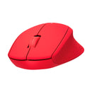 LOGITECH M280 Wireless Mouse, 1000 dpi, Red, 910-004286