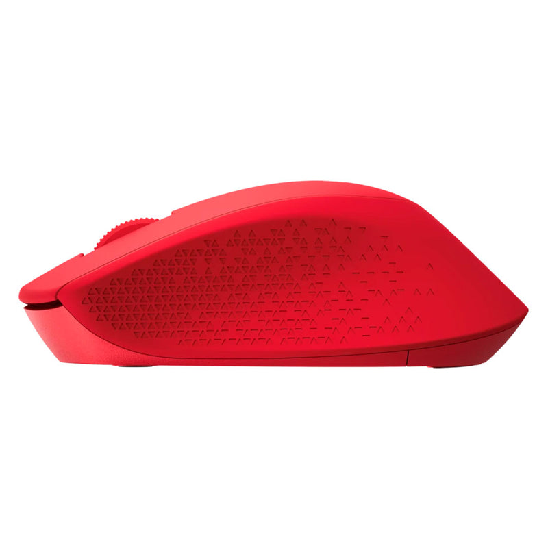 LOGITECH M280 Mouse óptico inalámbrico Rojo, USB, 2.4 Ghz, 1000 dpi, 910-004286