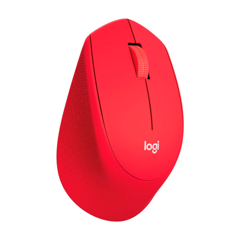 LOGITECH M280 Mouse óptico inalámbrico Rojo, USB, 2.4 Ghz, 1000 dpi, 910-004286