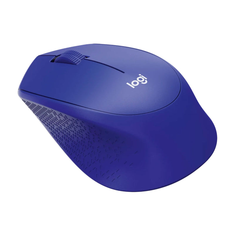 LOGITECH M280 Mouse óptico inalámbrico Azul, USB, 2.4 Ghz, 1000 dpi, 910-004361