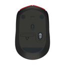 LOGITECH M170 Ambidextrous Wireless Optical Mouse Red, USB 2.4 GHz, 910-004941