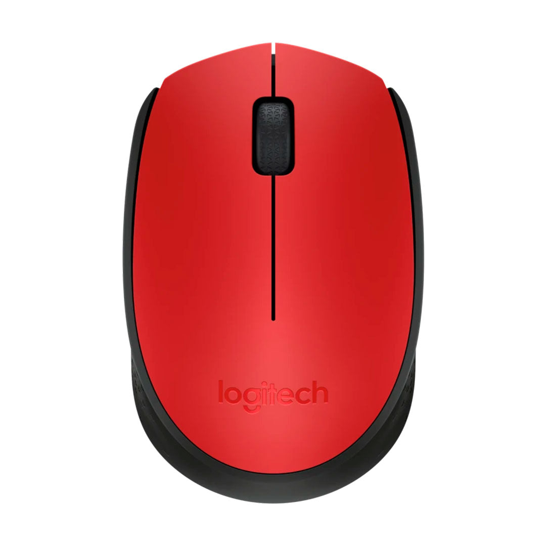 LOGITECH M170 Mouse inalámbrico ambidiestro 1000dpi Rojo 910-004941