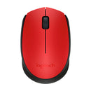 LOGITECH M170 Ambidextrous Wireless Optical Mouse Red, USB 2.4 GHz, 910-004941
