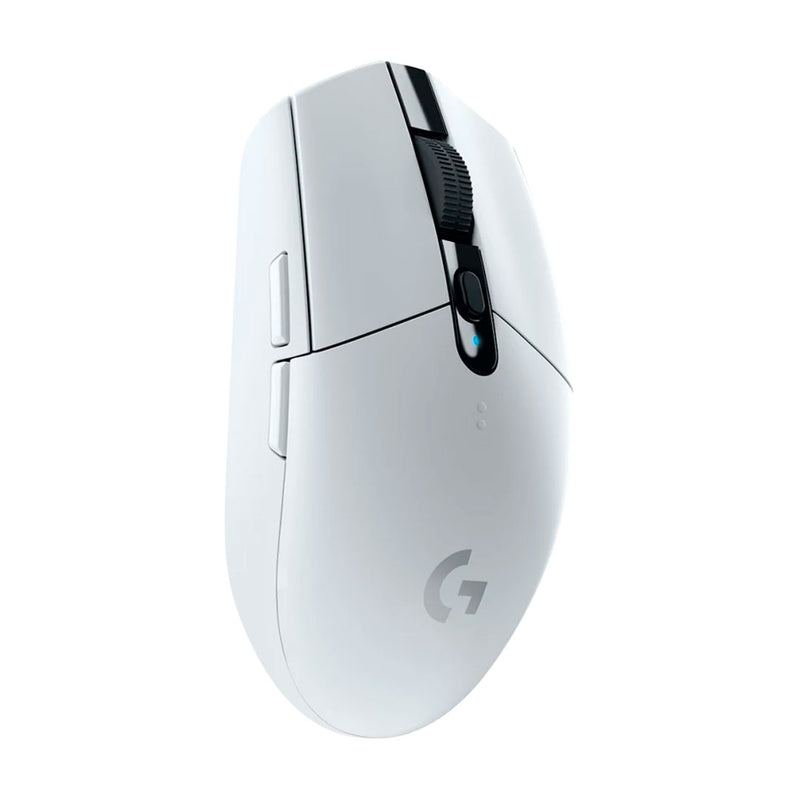 LOGITECH G305 Mouse óptico inalámbrico Blanco, GAMING, USB  LIGHTSPEED, SENSOR HERO 12000 dpi, 6 botones, 910-005289