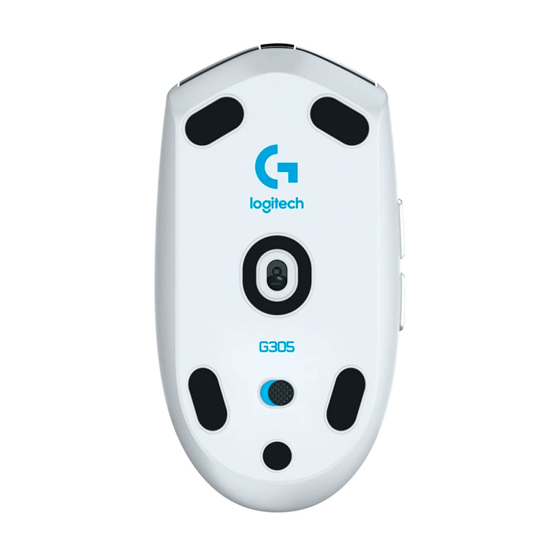 LOGITECH G305 Mouse inalámbrico Gaming Lightspeed, 12000 dpi, Blanco, 910-005289