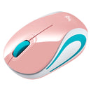 LOGITECH M187 Mouse inalámbrico extrapequeño 1000 dpi, Rosa, 910-005364
