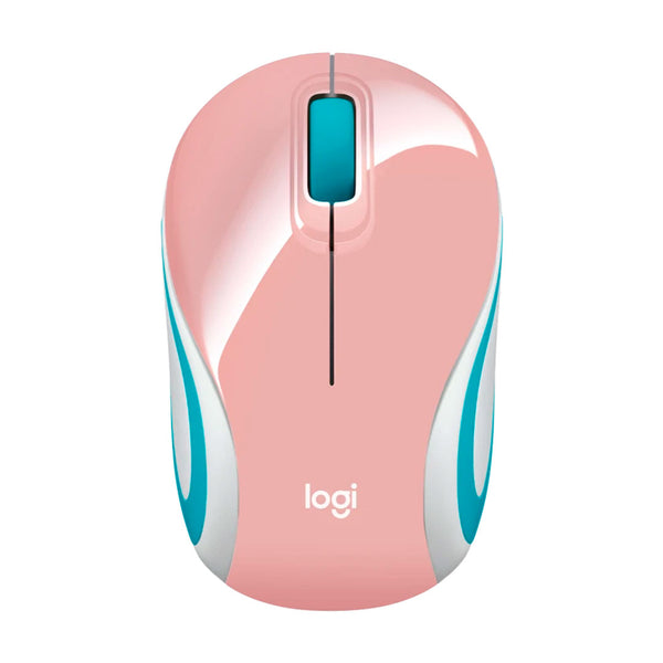 LOGITECH M187 Mouse inalámbrico extrapequeño 1000 dpi, Rosa, 910-005364