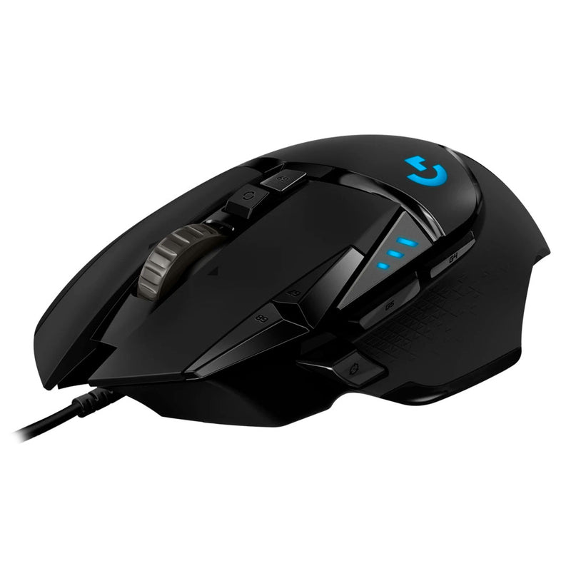 LOGITECH 910-005469 Mouse G502 HERO Gamer LIGHTSYNC RGB 16000 dpi Negro