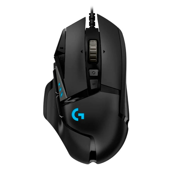 LOGITECH G502 HERO Mouse óptico Gaming RGB Lightsync, sensor HERO 16000 dpi, Negro, 910-005469