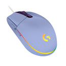 LOGITECH G203 Mouse Gamer USB RGB Lightsync, 6 botones, 8000dpi, Lila 910-005851