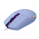LOGITECH G203 Mouse Gamer USB RGB Lightsync, 6 botones, 8000dpi, Lila 910-005851