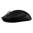 LOGITECH PRO X Mouse inalámbrico Gamer Superlight, sensor HERO 25000 dpi, Negro, 910-005878