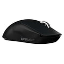 LOGITECH PRO X Mouse inalámbrico Gamer Superlight, sensor HERO 25000 dpi, Negro, 910-005878