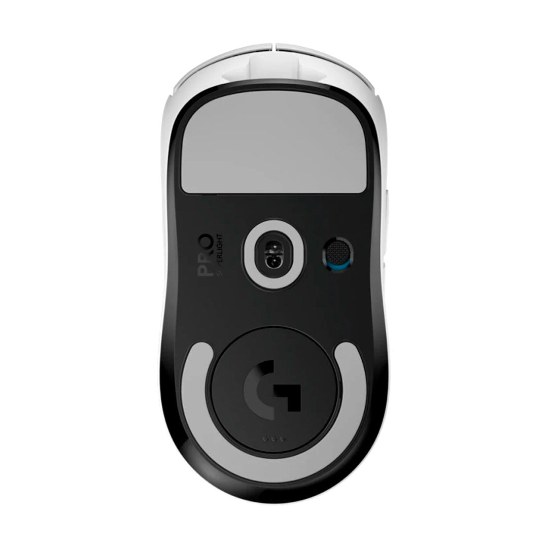 LOGITECH PRO X Mouse inalámbrico Gamer Superlight, sensor HERO 25000 dpi, Blanco, 910-005940