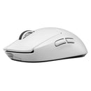LOGITECH PRO X Mouse inalámbrico Gamer Superlight, sensor HERO 25000 dpi, Blanco, 910-005940