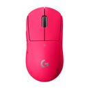 LOGITECH PRO X Mouse inalámbrico Gamer Superlight, sensor HERO 25000 dpi, Fucsia, 910-005954