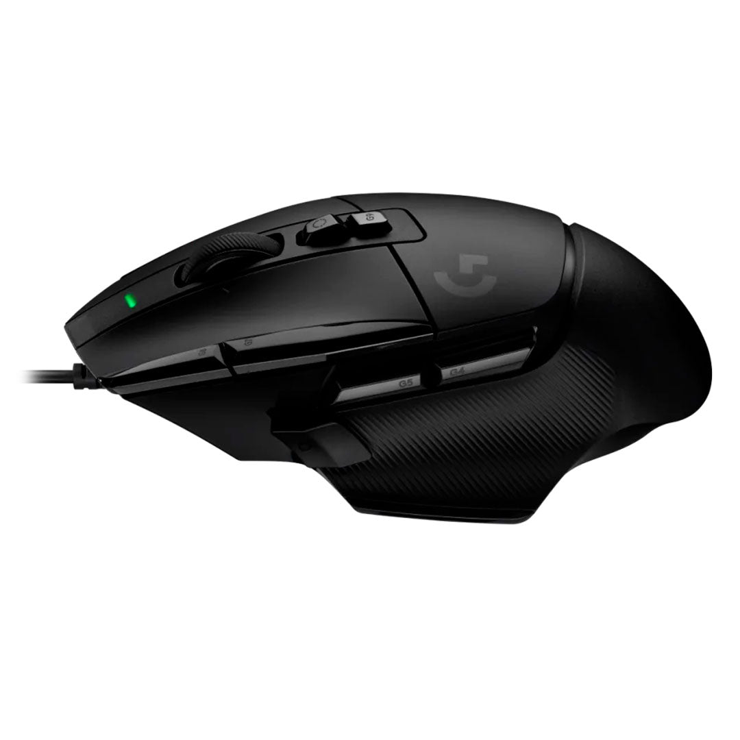 LOGITECH G502 X Mouse Gaming, sensor HERO 25600 dpi, interruptores LIGHTFORCE, Negro, 910-006136