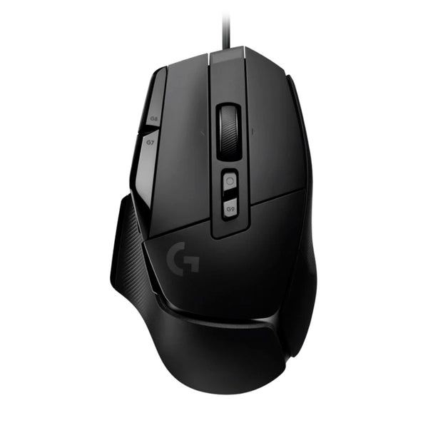 LOGITECH G502 X Mouse Gaming, sensor HERO 25600 dpi, interruptores LIGHTFORCE, Negro, 910-006136