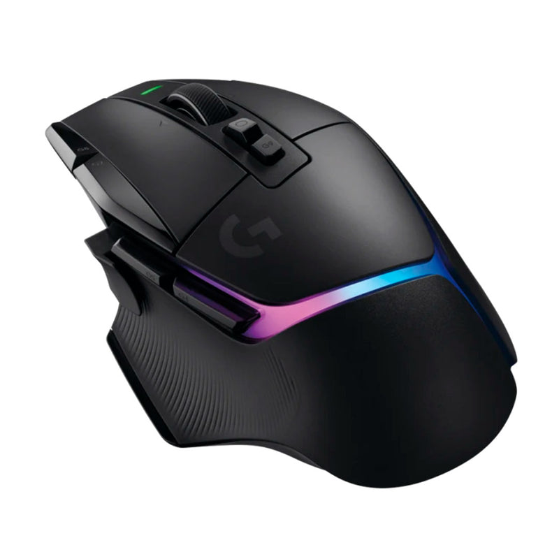 LOGITECH G502 X PLUS Mouse óptico inalámbrico Negro, GAMING, RGB LIGHTSYNC, LIGHTSPEED, INTERRUPTORES LIGHTFORCE, SENSOR HERO 25600 dpi, 910-006160