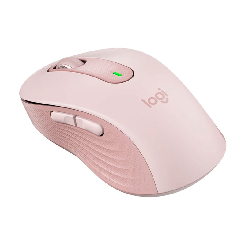 LOGITECH SIGNATURE M650 Mouse inalámbrico mediano, Rosa, 910-006251