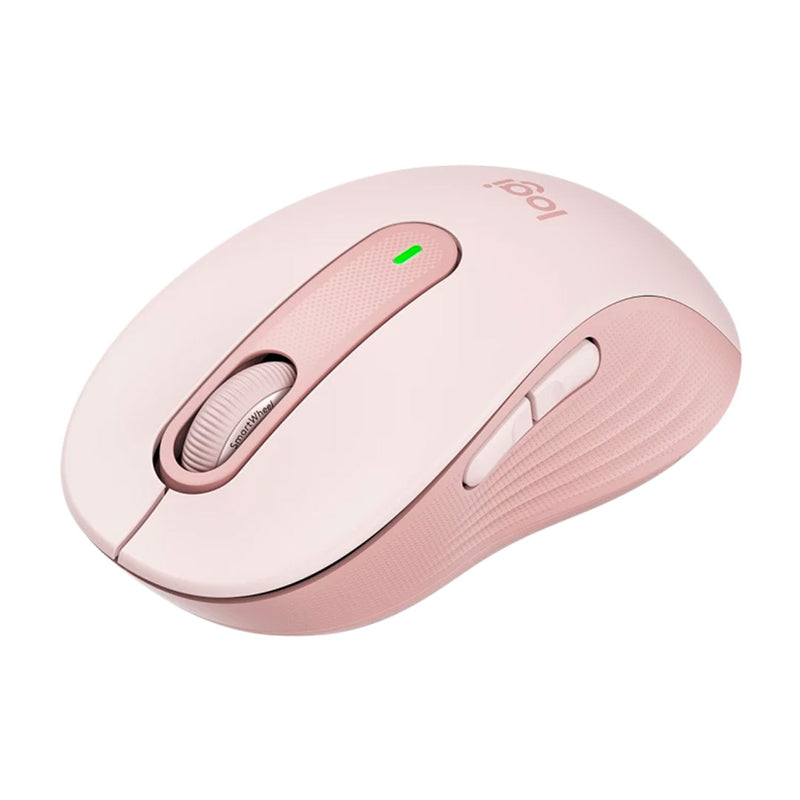 LOGITECH SIGNATURE M650 Mouse inalámbrico mediano, Rosa, 910-006251