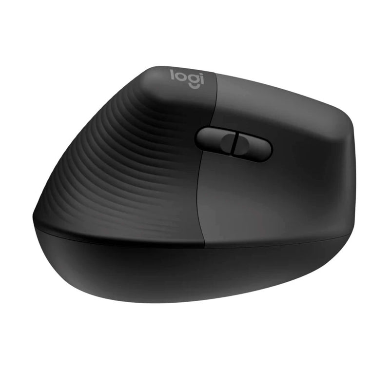 LOGITECH LIFT Mouse vertical ergonómico zurdo 6 botones, Negro, Bluetooth, USB, 4000 dpi, 910-006467