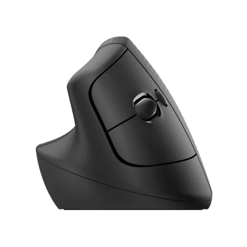 LOGITECH LIFT Mouse vertical ergonómico zurdo 6 botones, Negro, Bluetooth, USB, 4000 dpi, 910-006467