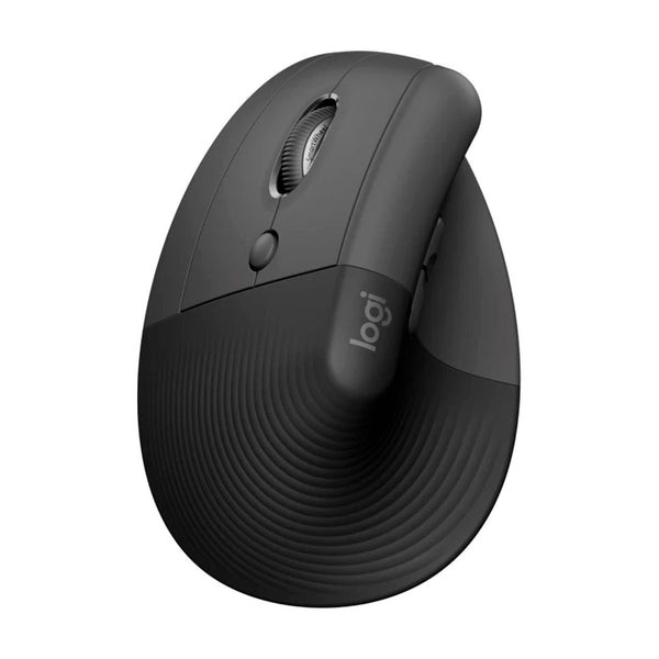 LOGITECH LIFT Mouse vertical ergonómico zurdo 6 botones, Negro, Bluetooth, USB, 4000 dpi, 910-006467