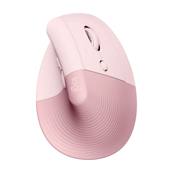 LOGITECH LIFT Mouse vertical ergonómico derecho 6 botones, Rosa, Bluetooth, USB, 4000 dpi, 910-006472