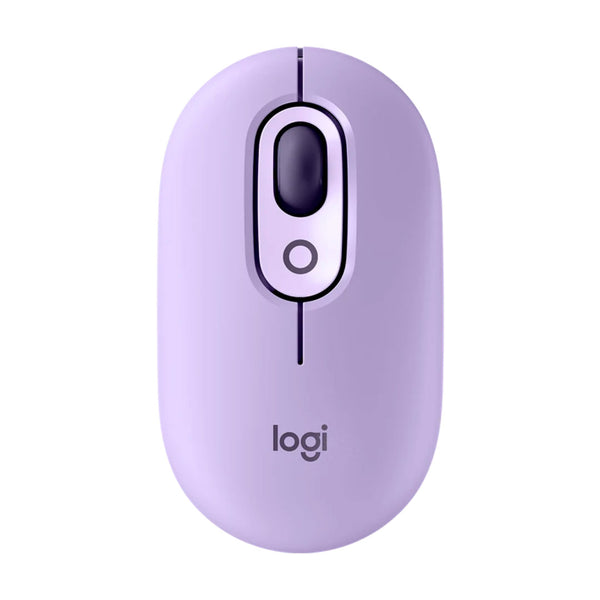 LOGITECH POP Mouse inalámbrico con función personalizable 4000 DPI, Violeta, 910-006647