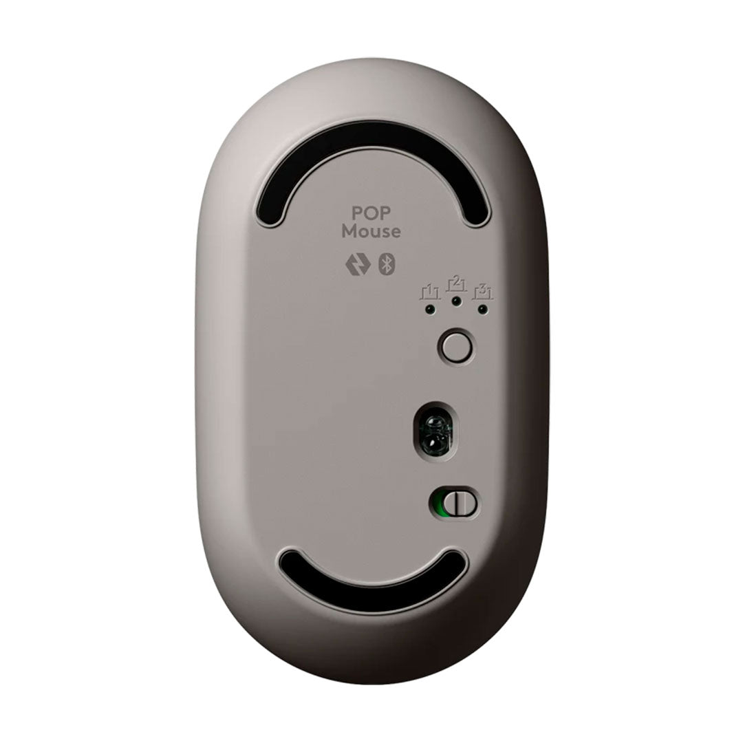 LOGITECH POP Mouse inalámbrico con función personalizable 4000 DPI, Beige, 910-006648