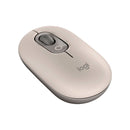 LOGITECH POP Mouse inalámbrico con función personalizable 4000 DPI, Beige, 910-006648