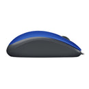 LOGITECH M110 SILENT Mouse óptico Azul, silencioso, 1000 dpi, 910-006662