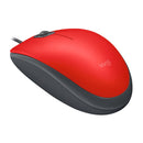 LOGITECH 910-006755 Mouse óptico M110 SILENT 1000 dpi vermelho
