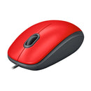 LOGITECH 910-006755 Mouse óptico M110 SILENT 1000 dpi vermelho