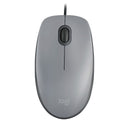 LOGITECH M110 910-006757 Mouse Óptico SILENT 1000 dpi Cinza
