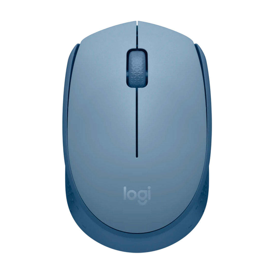 LOGITECH M170 Mouse inalámbrico ambidiestro, 1000 dpi, Azul, 910-006863
