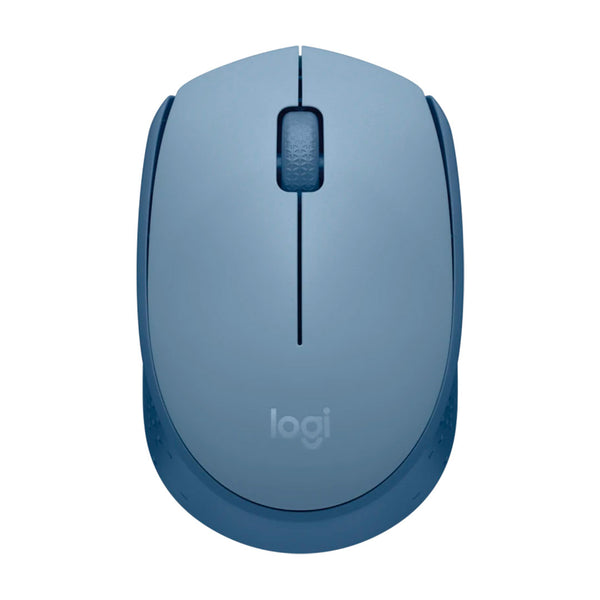 LOGITECH M170 Mouse inalámbrico ambidiestro, 1000 dpi, Azul, 910-006863