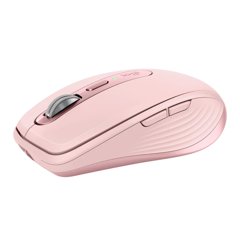 LOGITECH MX ANYWHERE 3S Mouse inalámbrico Bluetooth de alto rendimiento, Rosa, 910-006934