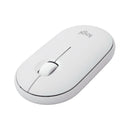 LOGITECH PEBBLE 2 M350S Mouse Bluetooth con botón Silent Touch Blanco 910-007047