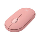 LOGITECH PEBBLE 2 M350S Mouse inalámbrico Bluetooth con botón personalizable, Rosado, 910-007048