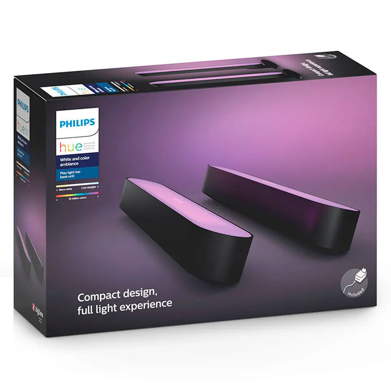 PHILIPS HUE Kit 2 Lámparas Barras de Luz Play + Bridge Inteligente