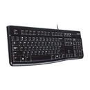 Teclado padrão silencioso LOGITECH K120 920-004422 
