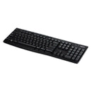 LOGITECH K270 Teclado inalámbrico negro, USB 2.4GHz, 920-004426