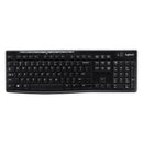 LOGITECH K270 Teclado inalámbrico negro, USB 2.4GHz, 920-004426