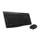 LOGITECH 920-004432 MK270 Kit de teclado e mouse sem fio Receptor USB Preto 2,4 GHz 
