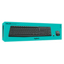LOGITECH 920-007901 MK235 Wireless Keyboard and Mouse Kit USB Receiver Black 2.4GHz 