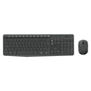 LOGITECH 920-007901 MK235 Wireless Keyboard and Mouse Kit USB Receiver Black 2.4GHz 