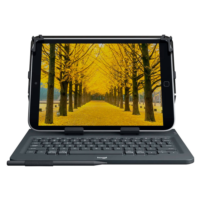 LOGITECH UNIVERSAL FOLIO Funda con teclado para tablets de 9 a 10 pulgadas con conectividad Bluetooth, 920-008334