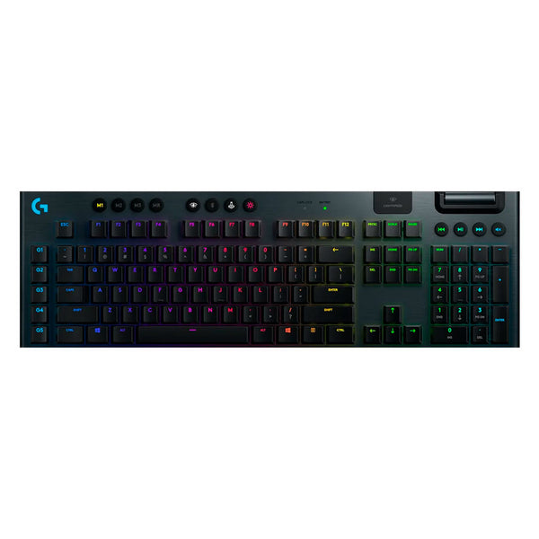 LOGITECH G915 Teclado mecánico inalámbrico RGB, Bluetooth, LIGHTSPEED, Negro, 920-008902